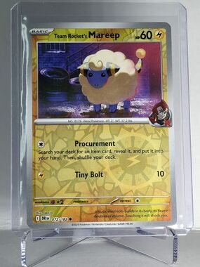 Pokémon TCG - Team Rocket's Mareep - Destined Rivals - Reverse Holo - 072/182
